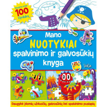 Mano nuotykiai. Spalvinimo ir galvosūkių knyga