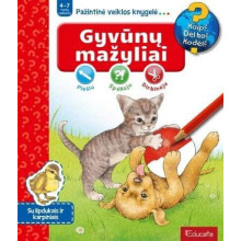Gyvūnų mažyliai . Pažintinė veiklos knygelė...(su lipdukais)