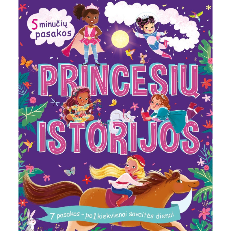 Spalvinimas su vandeniu. Vienaragiai + Princesės + Princesių istorijos. 5 minučių pasakos