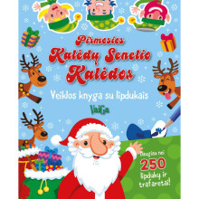 Pirmosios Kalėdų  senelio Kalėdos. Veiklos knyga su lipdukais(2024)