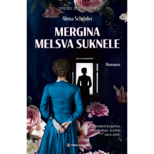 Mergina melsva suknele