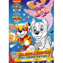 Šunyčiai patruliai. Galingieji šunyčiai. Spalvinimo knygelė