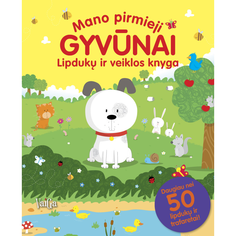 Mano pirmieji gyvūnai. Lipdukų ir veiklos knyga