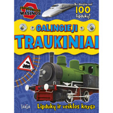 Galingieji traukiniai. Lipdukų ir veiklos knyga