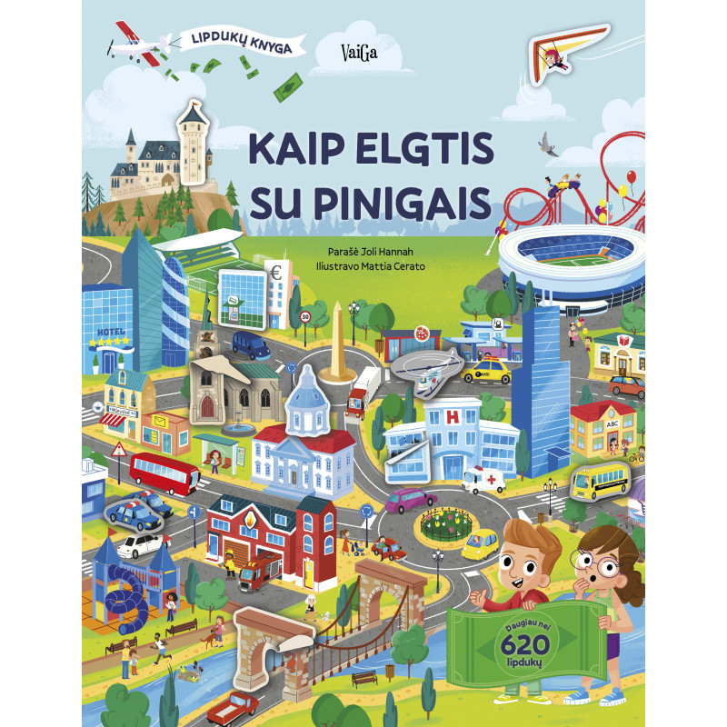 Kaip elgtis su pinigais. Lipdukų knyga