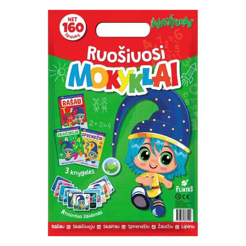 Ruošiuosi mokyklai. Knygelių rinkinys.