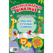 Smalsaus mažylio rinkinys. Spalvos, gyvūnai, formos