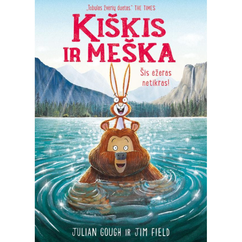 Kiškis ir meška. Šis ežeras netikras!