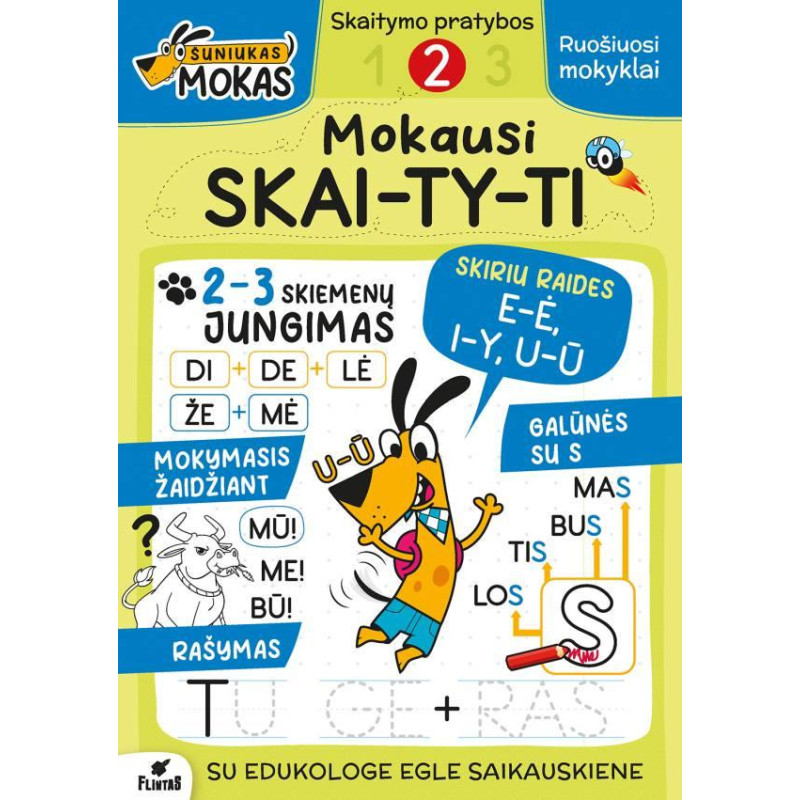 Šuniukas Mokas. Mokausi skaityti 2