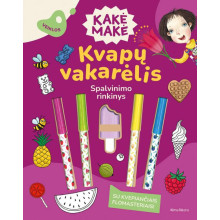 Kakė Makė. Kvapų vakarėlis. Spalvinimo rinkinys