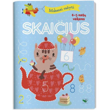 Mokausi rašyti skaičius, 4-5 metų vaikams