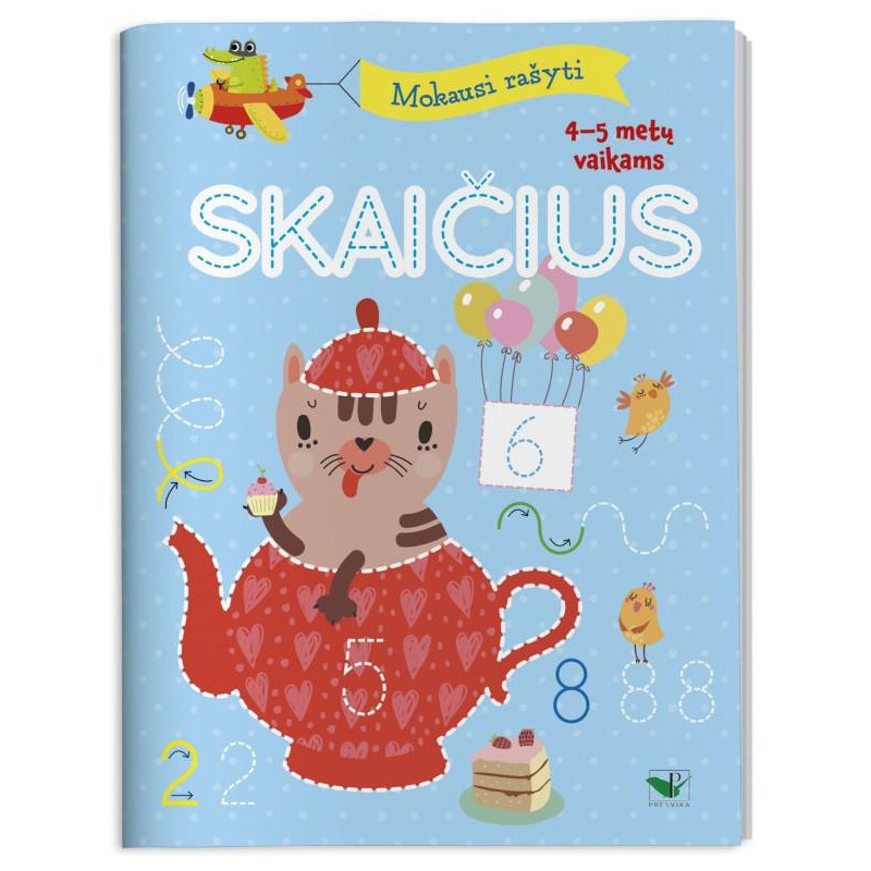 Mokausi rašyti skaičius, 4-5 metų vaikams