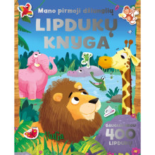 Mano pirmoji džiunglių lipdukų knyga