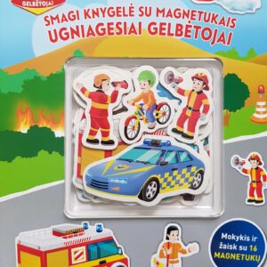 Ugniagesiai gelbėtojai. Smagi knygelė su magnetukais