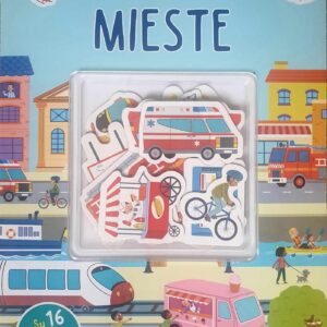 Mieste. Smagi knygelė su magnetukais