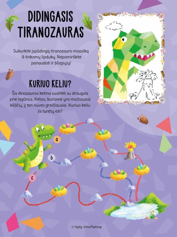 Blizgančios mozaikos. Lipdukų knyga - Image 4