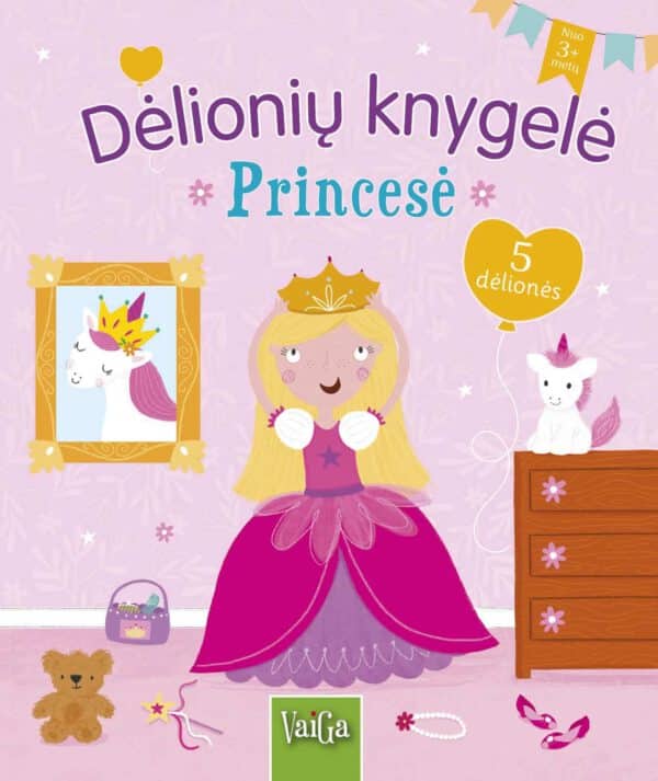 Princesė. Dėlionių knygelė