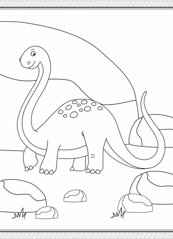 Didžioji spalvinimo knyga. Dinozaurai - Image 2