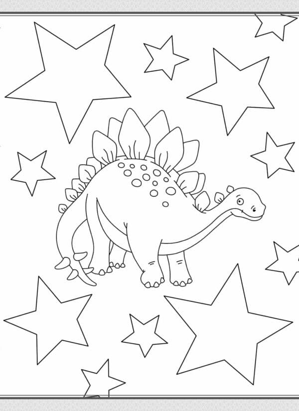 Didžioji spalvinimo knyga. Dinozaurai - Image 4