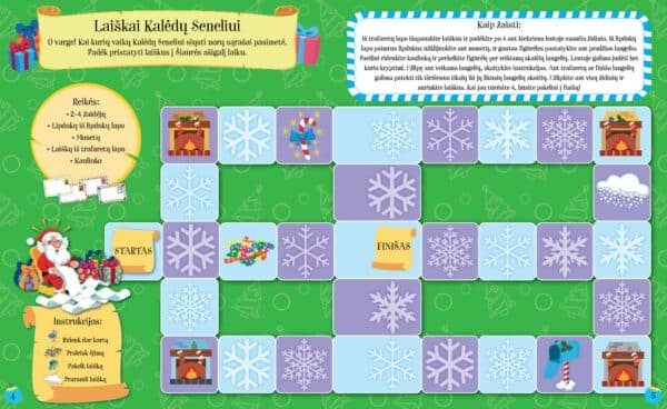 Kalėdos. Veiklos knyga su lipdukais - Image 2