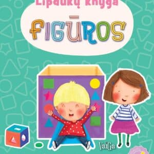 Figūros. Lipdukų knyga