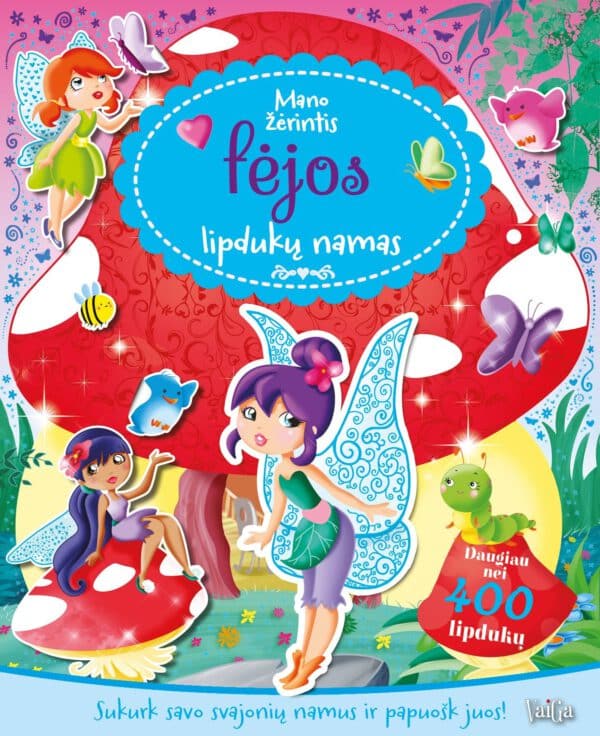 Mano žėrintis fėjos lipdukų namas