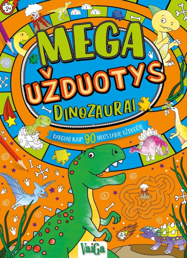 Mega užduotys. Dinozaurai