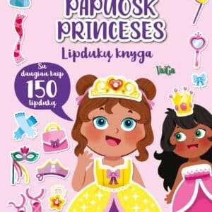 Papuošk princeses. Lipdukų knyga