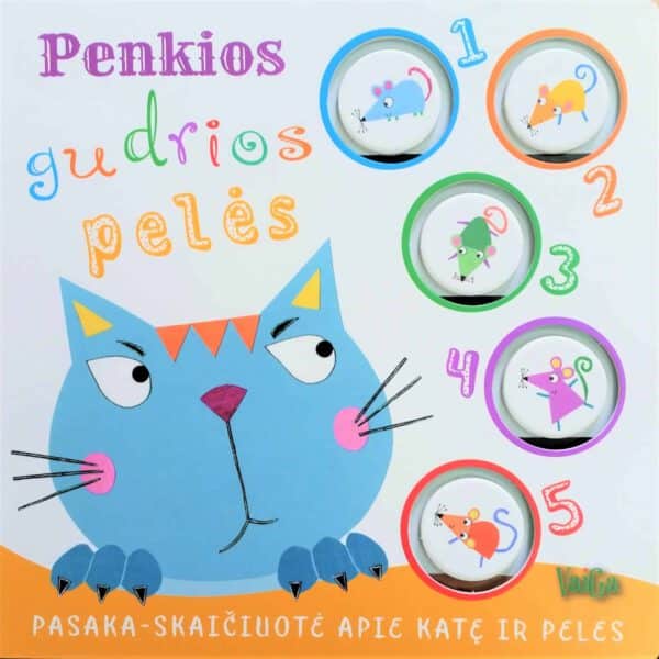 Dešimt dinozauriukų. Skaičiuojame linksmai +Penkios gudrios pelės. - Image 3