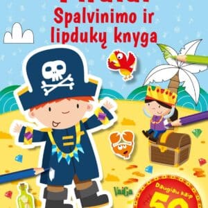 Piratai. Spalvinimo ir lipdukų knyga