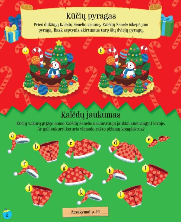 Pirmosios Sniego Senio Kalėdos. Veiklos knyga su lipdukais - Image 9