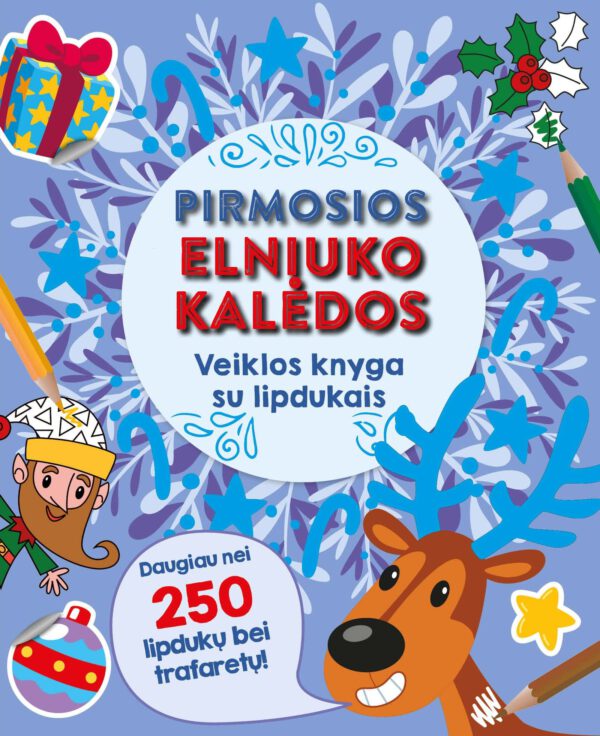 Pirmosios Sniego Senio Kalėdos. Veiklos knyga su lipdukais - Image 8