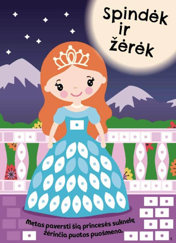 Princesės. Lipdukų mozaika - Image 2