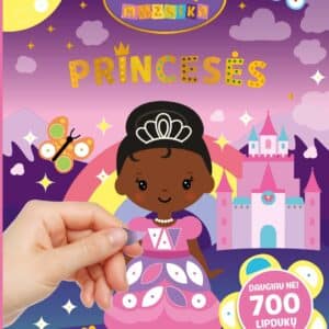 Princesės. Lipdukų mozaika