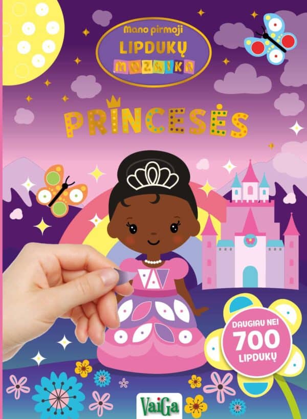 Princesės. Lipdukų mozaika
