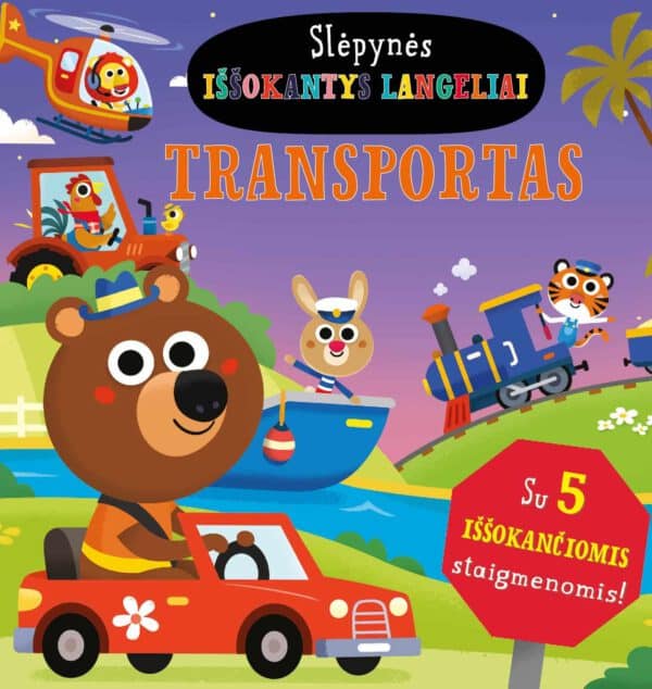 Transportas. Slėpynės (iššokantys langeliai)