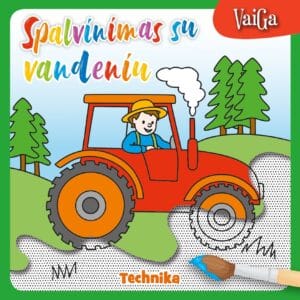 Spalvinimas su vandeniu. Technika