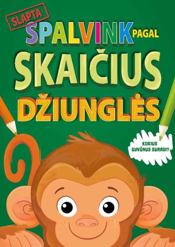 Spalvink pagal skaičius. Džiunglės