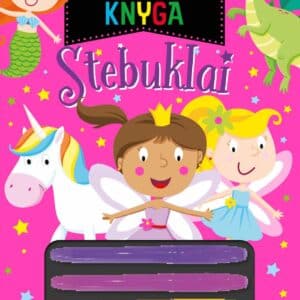 Neoninio spalvinimo knyga. Stebuklai (su 3 nenoniniais rašikliais)