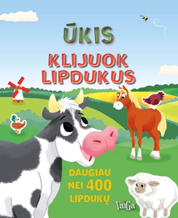 Ūkis. Klijuok lipdukus