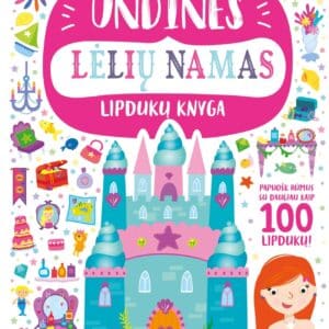 Undinėlės lėlių namas. Lipdukų knyga