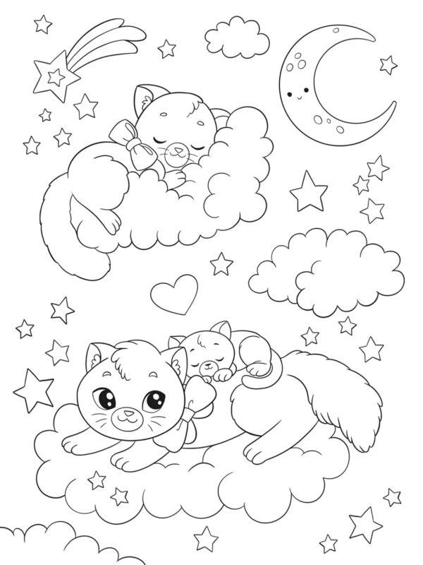 Puffy Art Super Cute (Bumpy Line Colouring Book) - Image 2
