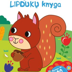 Pirmoji spalvų ir lipdukų knyga. Voverytė