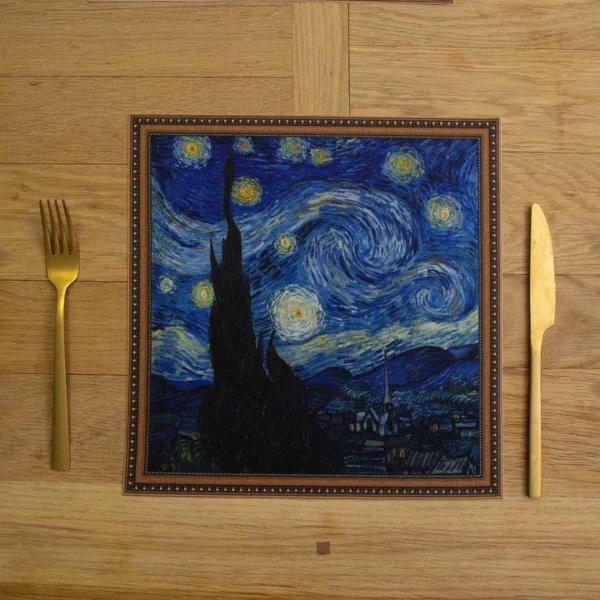 Stalo padėkliukai „Vincent van Gogh No.2" (6 vnt.) - Image 4