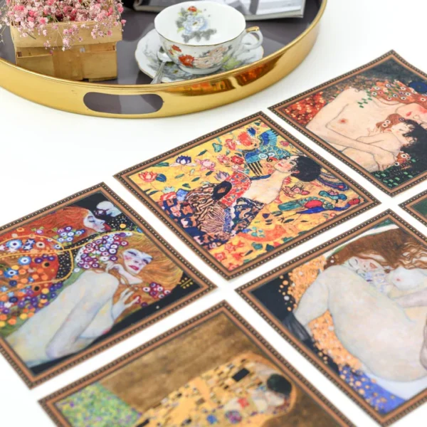 Stalo padėkliukai „Gustav Klimt" (6 vnt.) - Image 3