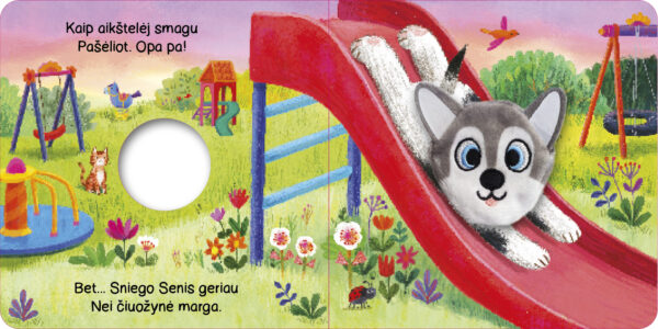 Šuniukas. Su žaisliuku ant piršto - Image 4