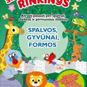 Smalsaus mažylio rinkinys. Spalvos, gyvūnai, formos